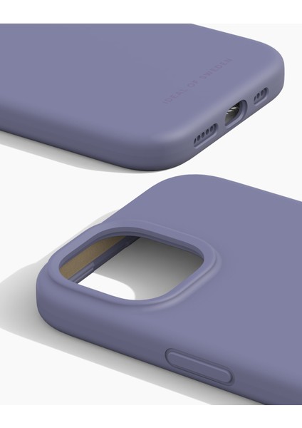 Silicone Case iPhone 15 Telefon Kılıfı Mor