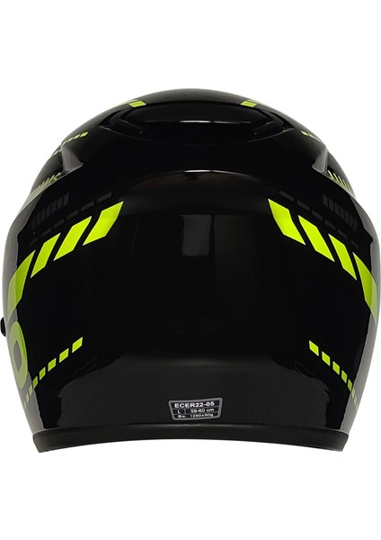 FR-913 Evo Yellow Güneş Vizörlü Kask