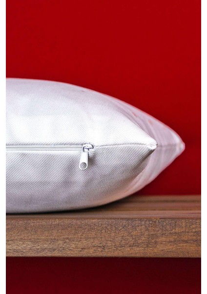 Çift Taraflı 35X50 Kırmızı Geyik Yılbaşı Temalı Dijital Baskılı Kırlent Kılıfı -CGH1361-3550 indirimleri