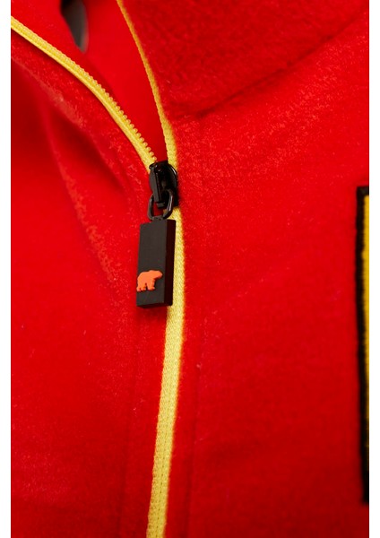Fun Full-Zip Kids Turuncu Fermuarlı Çocuk Polar Sweatshirt