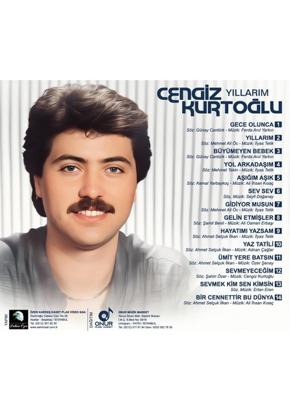 Cengiz Kurtoğlu - Yıllarım - Cd