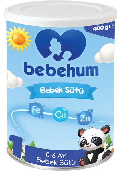 Teneke 1 Bebek Sütü 400 gr 0-6 Ay