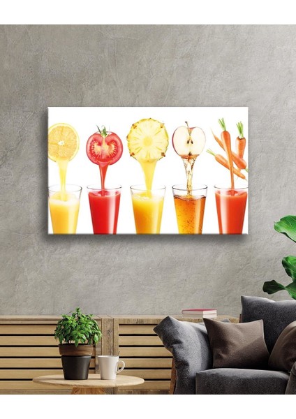 Meyveler Kokteyller Cam Tablo Fruit Cocktails fiyatları