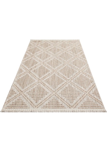 Garsten Gri Geometrik Polyester Makine Halısı indirimleri