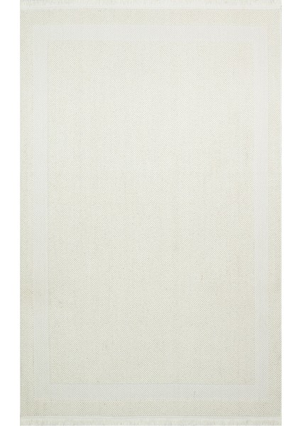 Laakirchen Krem Modern Polyester Makine Halısı