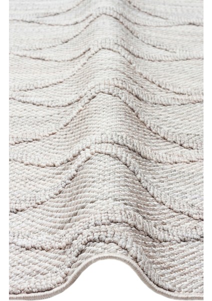 Cerignola Gri Geometrik Polyester Makine Halısı