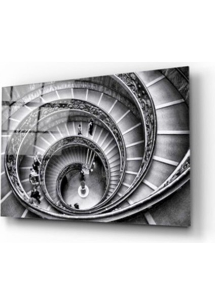 Spiral Merdivenler Cam Tablo