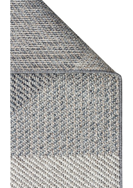 Rho Gri Geometrik Polipropilen Makine Halısı