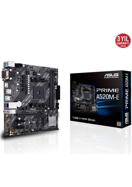 Prıme A520M-E Ddr4 4600MHZ Matx Am4