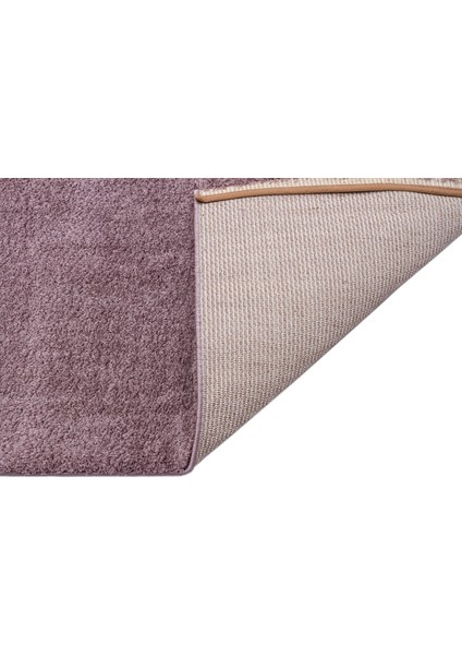 Rust Lila Modern Mikropolyester Makine Halısı fırsatları