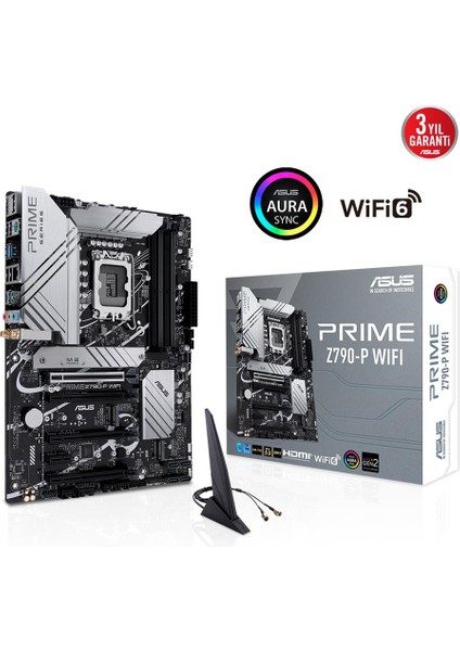 Prıme Z790-P Wifi 7200MHZ(OC) Ddr5 M.2 Atx 1700P