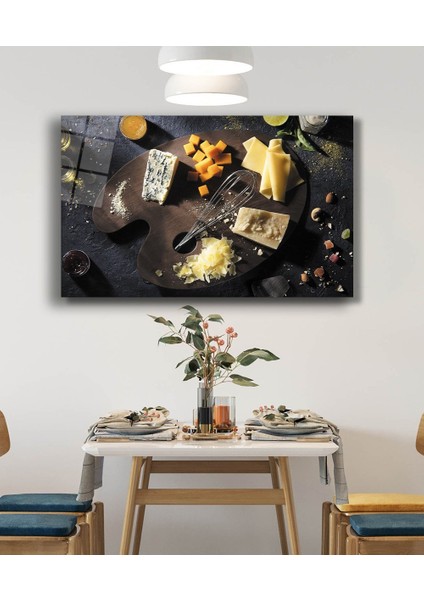 Peynir Tabağı Mutfak Cam Tablo Cheese Plate Kitchen
