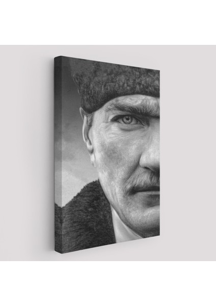 Mustafa Kemal Atatürk Siyah Beyaz TABLOSU-6303 fiyatları