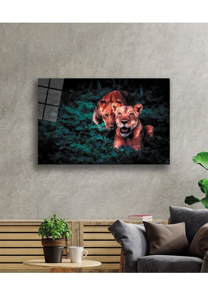 Aslan Cam Tablo