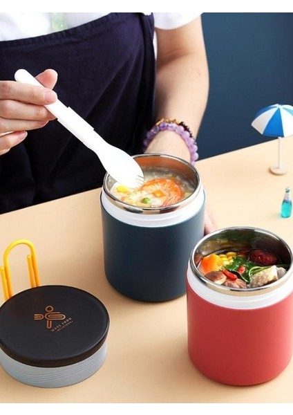 Clıp Soup Cup - Çorba - Yoğurt ve Yulaf Saklama Kabı -450 Ml.