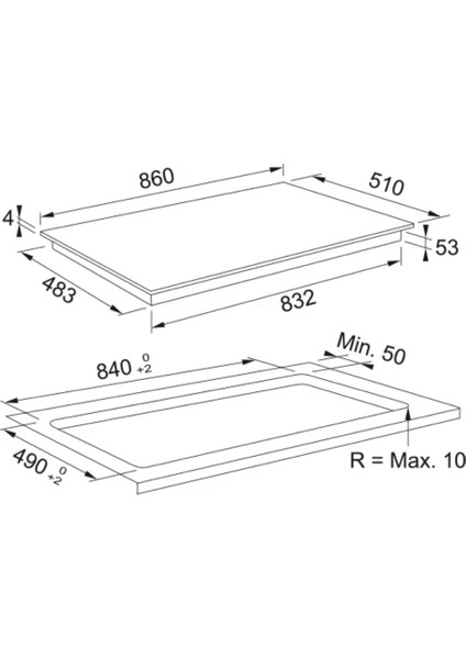 Fmy 906 I Fp Bk Black Glass Indüksiyonlu Ocak