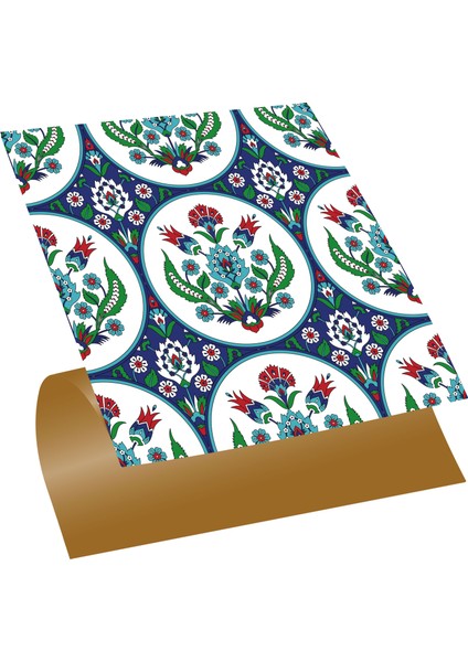 Kendinden Yapışkanlı Metraj Çini Desenli Pvc Karo 30X30 cm (56 Adet) 5m2