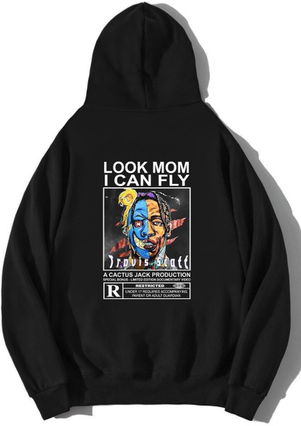 Oversize Look Mom I Can Fly Cactus Jack Hoodie