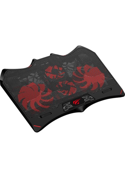 Gamenote F2081 Cooling Pad Rgb Gaming Laptop Soğutucu - Ayarlanabilir 2 Büyük Fan 2000RPM
