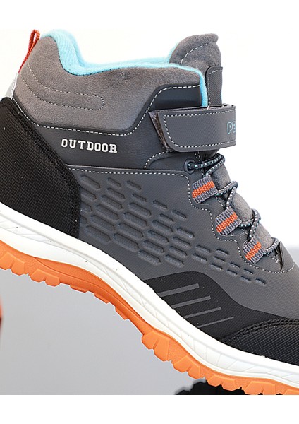 1767 Anatomik Tabanlı Bantlı Çocuk Trekking Spor Bot - NKT01767-GRI-31 modelleri