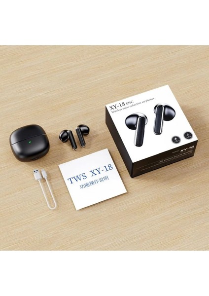 XY18 Gürültü Azaltma Enc 4 Mikrofonlu Bluetooth 5.3 Tws Kulaklık