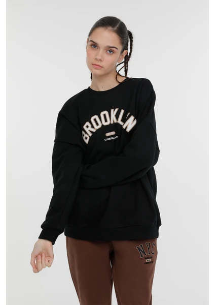 Wl Sofıa-N 16GF851 3pr Siyah Kadın Sweatshirt