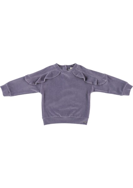 Fırfır Detaylı Sweatshirt