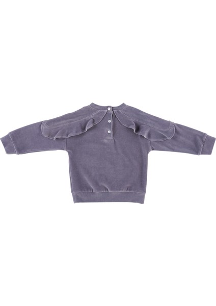 Fırfır Detaylı Sweatshirt