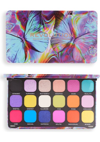 Forever Flawless Digi Butterfly Eyeshadow Palette Far Paleti