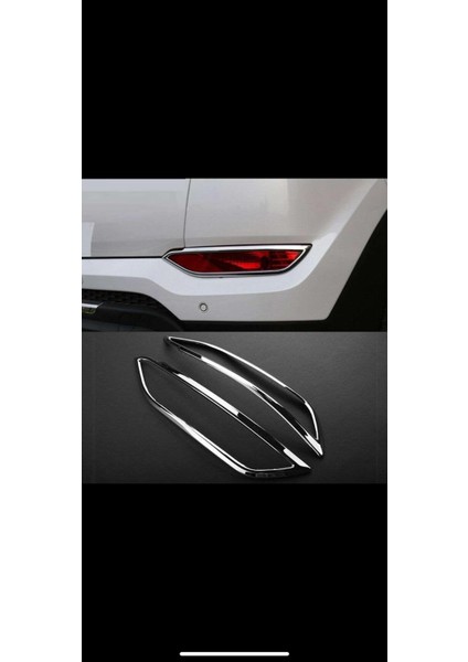 Hyundai Tucson Arka Reflektör Krom Çıtası (2015-2018) Arası Uyumludur