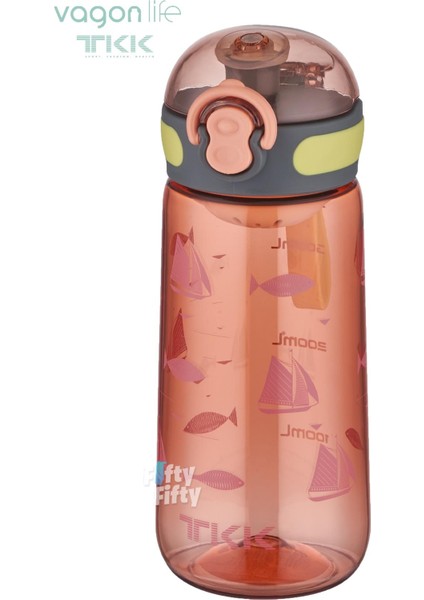 Tkk 400 ml Rahat Içim(Pipetsiz) Bpa Içermeyen Taşıma Askılı Tritan Su Matarası FFTKK1005-400ML