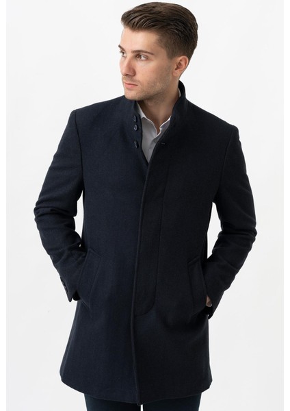 Treviso 4021 Slim Fit Pamuklu Hakim Yaka Palto Laci fırsatları