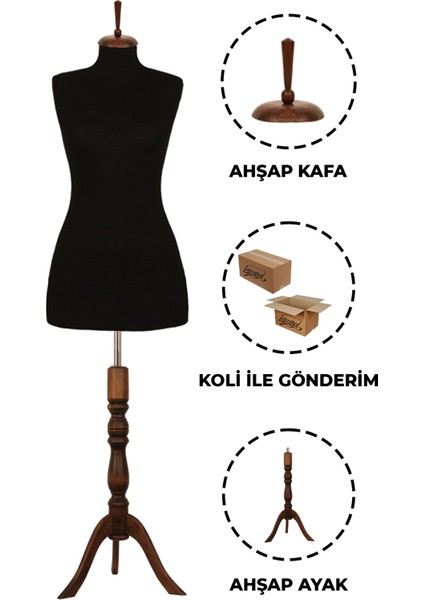 34 Beden Iğne Batabilen Terzi Mankeni Prova Mankeni Sünger Manken
