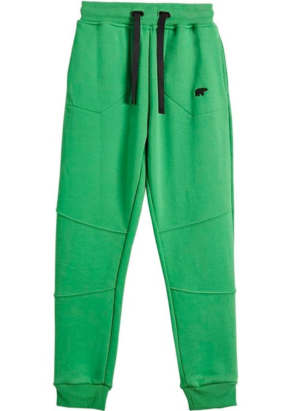 Less Plain Sweatpants Kids Green Yeşil Çocuk Eşofman Altı