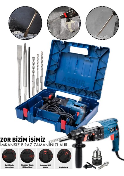 Pro Kırıcı Delici Darbeli Hilti Matkap 2-28MM