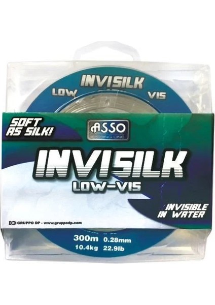 Invısılk Surf Castıng Clear 300 mt 0.35MM Misina