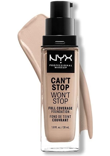 Fondöten - Can't Stop Won't Stop Full Coverage Foundation 03 Porcelain 30 ml 800897157180