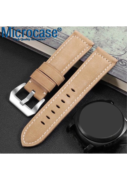 Honor Watch Magic - Magic 2 46MM - Gs Pro Için Tokalı Deri Kordon Kayış - KY86 modelleri