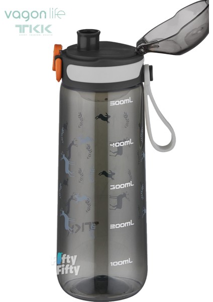 Tkk 550 ml Rahat Içim(Pipetsiz) Bpa Içermeyen Taşıma Askılı Tritan Su Matarası FFTKK1005-550ML fiyatları