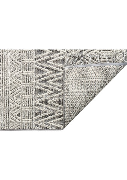 Allentown Gri Geometrik Polipropilen Makine Halısı fiyatları