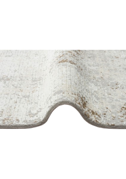 Farsund Gri Modern Polipropilen Makine Halısı