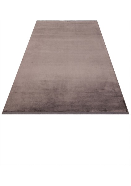 Traun Siyah Modern Viskon Makine Halısı