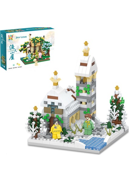 Jea·love Kış Sarayı 12 Yaş ve Üzeri Için Yaratıcı Doğa Temalı Oyuncak Yapı Seti (615PCS) (Yurt Dışından)