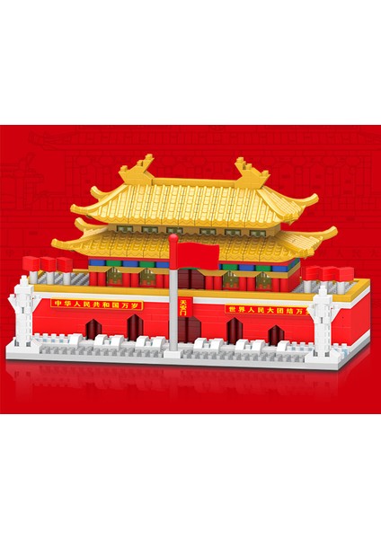 Jea·love Küçük Tiananmen 12 Yaş ve Üzeri Yaratıcı Doğa Temalı Oyuncak Yapı Seti (720PCS) (Yurt Dışından) fiyatları