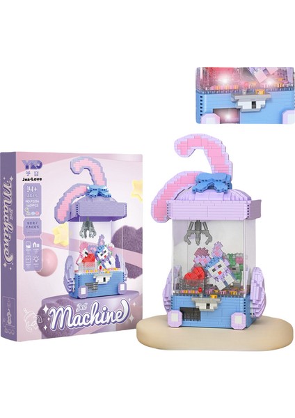 Jea·love Tavşan ve Tilki Mikro Parçacıklı Montajlı Bebek Yakalama Makinesi Süsleri (1609PCS) (Yurt Dışından)