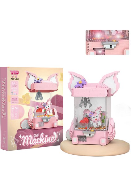 Jea·love Tavşan ve Tilki Mikro Parçacıklı Montajlı Bebek Yakalama Makinesi Süsleri (1708PCS) (Yurt Dışından)