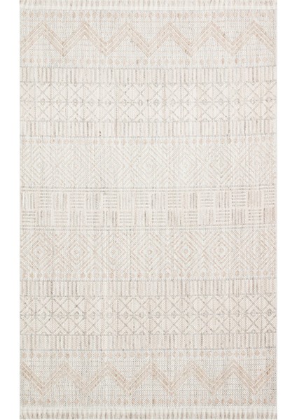 Gallneukirchen Gri Geometrik Polyester Makine Halısı