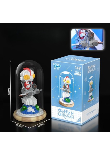 Jea·love Ultraman Yaratıcı Parçacık Düzeneği Yapı Taşları (1233PCS) (Yurt Dışından)