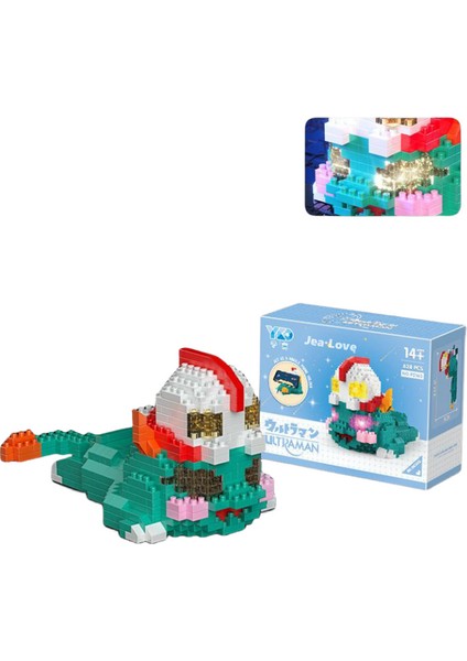 Jea·love Ultraman Yaratıcı Parçacık Düzeneği Yapı Taşları (628PCS) (Yurt Dışından)
