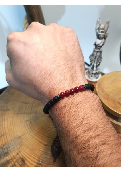 JTAW24DOB1350 Janti Bileklik Ceyt Onyx Hematit Doğaltaş 6 mm fiyatları